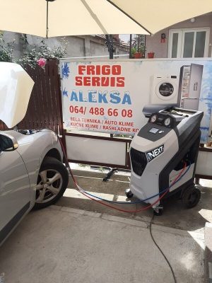 Punjenje auto klime- Frigo servis Aleksa